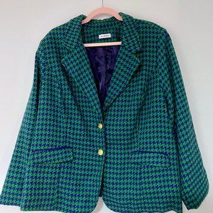 Joan Rivers Houndstooth Blazer - 2X